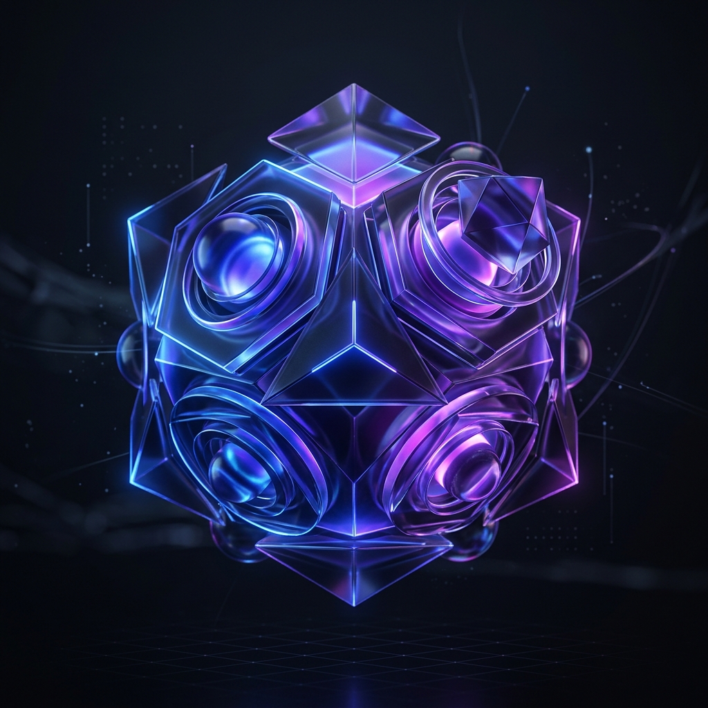 Abstract AI Neural Network